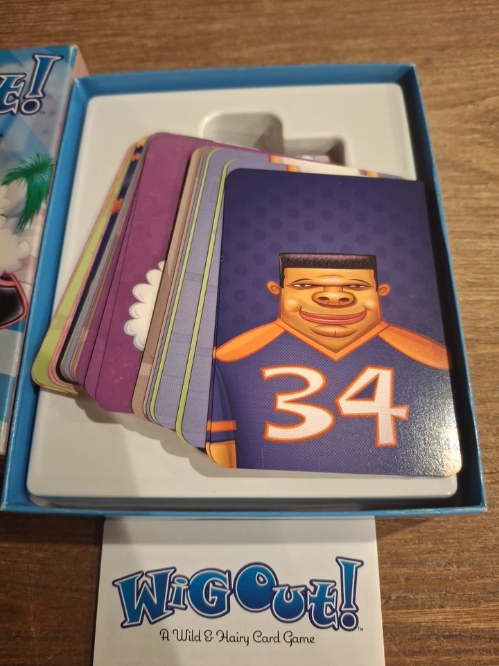 Wig Out! A Wild & Hairy Card Game Kids GameWright 2004 Complete Rare Best Toy - Image 4 of 4