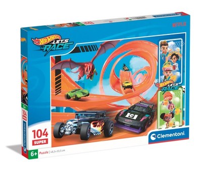Clementoni 104 el. Super Kolor Hot Wheels