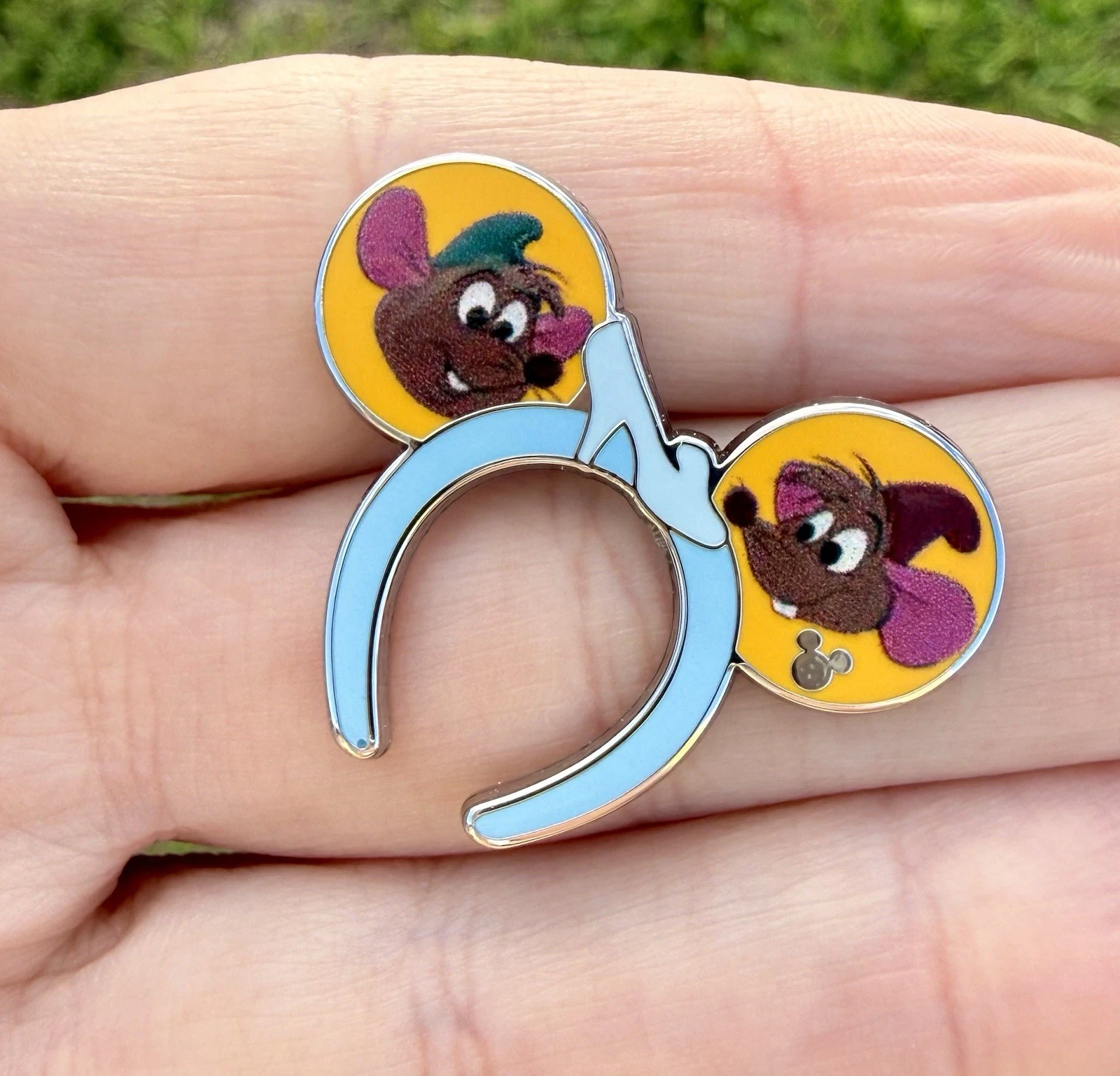 CHASER 2026 Walt Disney World Wave A Hidden Mickey Jaq And Gus Ear Headbands Pin