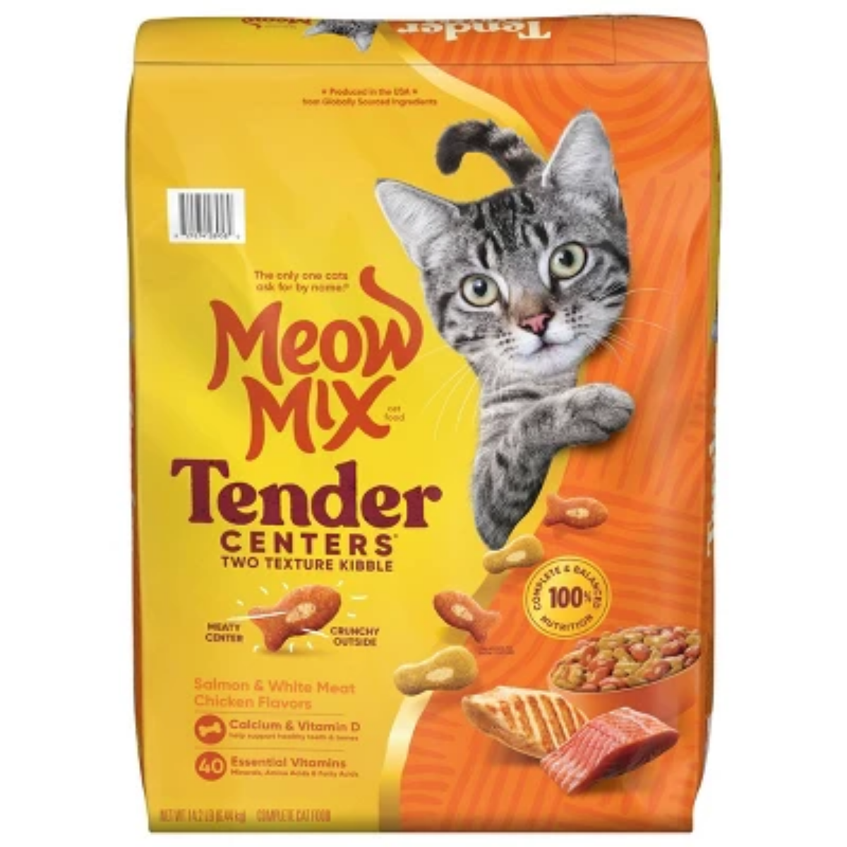 Meow Mix Tender Centers Dry Cat Food Salmon & Chicken Flavor