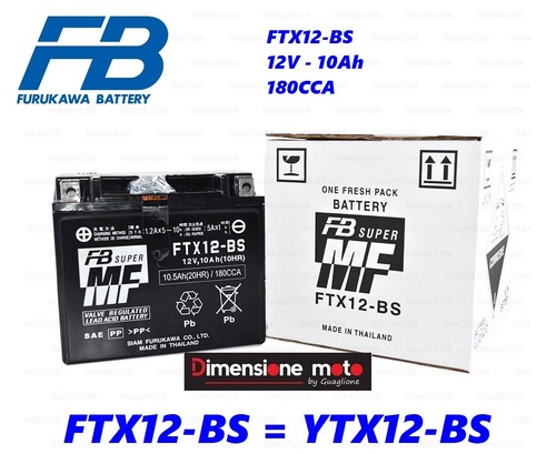 Ftx12 bs аккумулятор