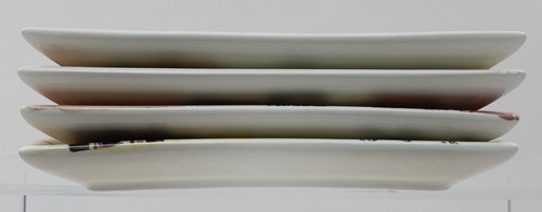 Williams Sonoma "Grand Tour" By Marc Lacaze Set of 4 Square Appetizer Plates - Picture 9 of 9