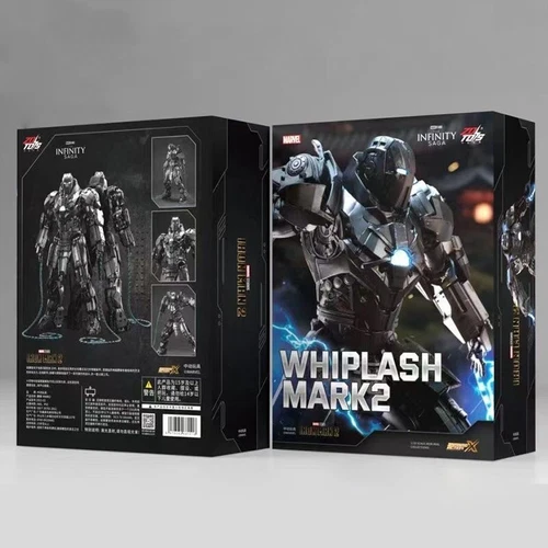 Nuevo ZD Marvel Toy Blacklash Whiplash Figura de Acción Regalo de Navidad Iron Man Serie 9 pulgadas - Imagen 10 de 11