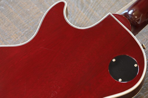 RARE! 1994 Gibson Limited Edition Les Paul Custom Plus Dark Wine Burst + OHSC - Picture 14 of 21