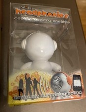 Mini Portable Speaker Mobi Micro Headphonies White New