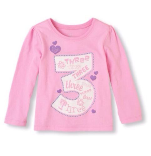 ~NEU~ 3. GEBURTSTAG 3 Jahre Baby Mädchen Cupcake PRINZESSIN Shirts 3T 4T Geschenk! SÜSS - Bild 19 von 24