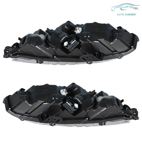 Right&Left Side Chrome LED Headlight Headlamp Assembly For 2016-2019 Honda Civic - Picture 8 of 9
