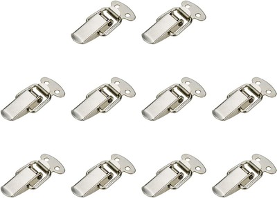 10 Pack Mini Toggle Latch Stainless Steel Spring Loaded Locking Hardware