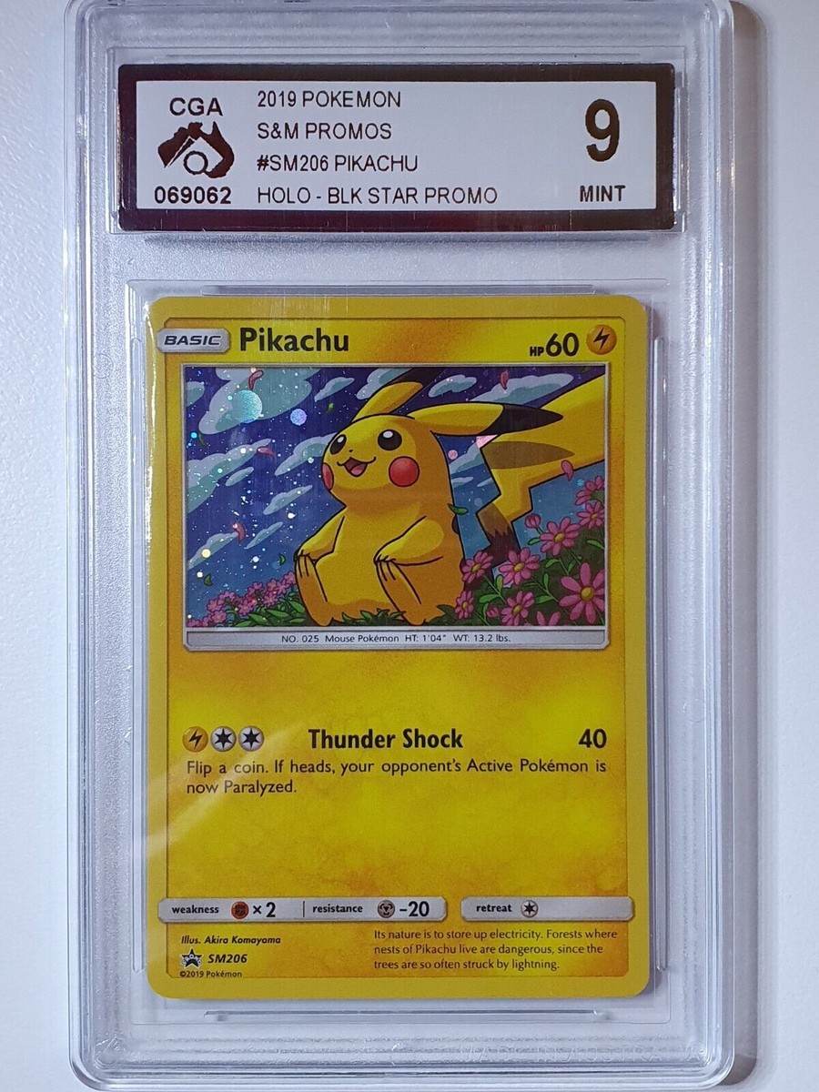 2019 Pokemon Pikachu SM206 HOLO Black Star Promo - CGA 9 | eBay 2019 Pokemon Pikachu SM206 HOLO Black Star Promo - CGA 9 | eBay