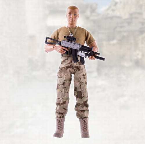 Figura de acción World Peacekeepers 12" totalmente posable juguete soldado con accesorios - Imagen 2 de 5