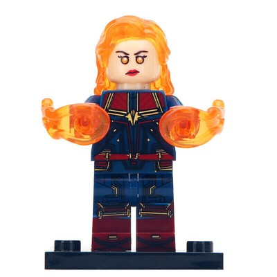 Captain Marvel Gift For Kids NEW Marvel Comics Lego Moc Minifigure