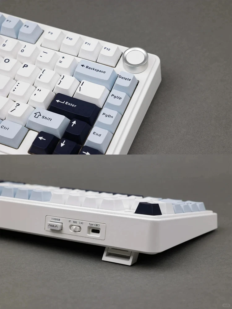 Mechanical Keyboard 2.4G Wireless/Bluetooth/Wired RGB PBT 75% Layout Pc Keyboard
