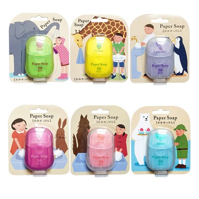 Disposable Soap Paper Soap Paper Clean Scented Slice Sheets Mini Paper S*j*