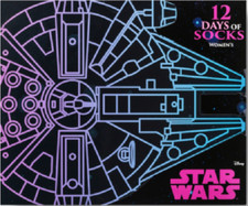 Women's Star Wars 12 Days of Socks Gift Set - Shoe Sizes 4 - 10
