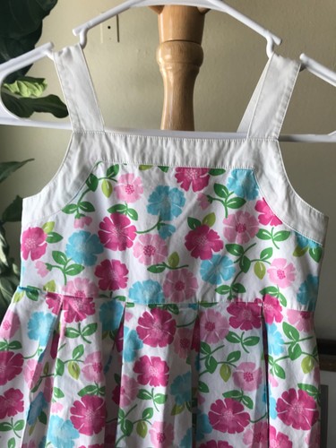 Little Girl's Gymboree 6 Multicolor Floral Pleated Summer/Spring Dress - Picture 2 of 13