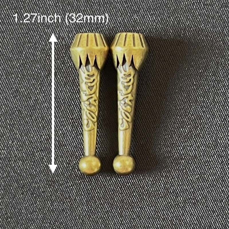 Collar de boda redondo de latón con relieve de gallo Balo Bolo lazo de cuero PU negro Foto 4 de 4