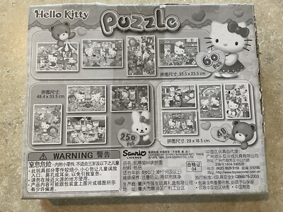 VTG Japan Sanrio Hello Kitty 60 Pcs. Jigsaw Puzzle Kitty Cafe | eBay