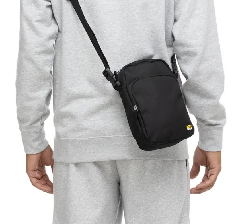 NIKE HERITAGE TN TUNED CROSS-BODY SHOULDER MESSENGER BAG POUCH BLACK DX6614-010 image 2