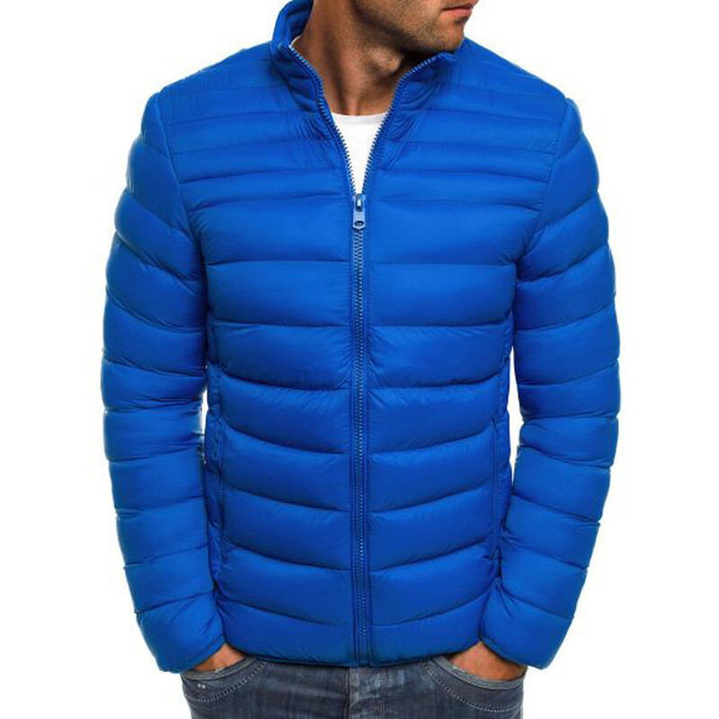Men's Lightweight Bubble Coat Puffer Jacket Quilted Padded Winter Warm