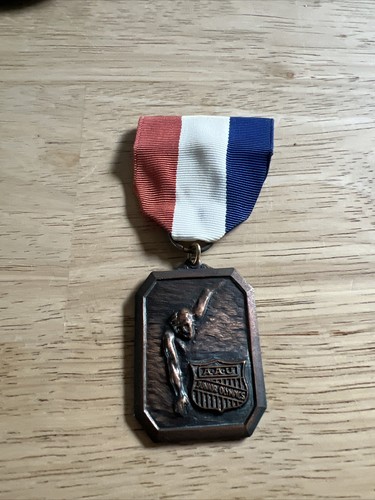Vintage AAO Junior Olympics 200 Meter Free Style Pendant/Medal