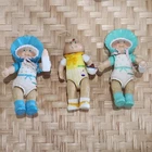 Lot of 3 Vintage 1984 Cabbage Patch Kids Doll Mini Figures Figurines