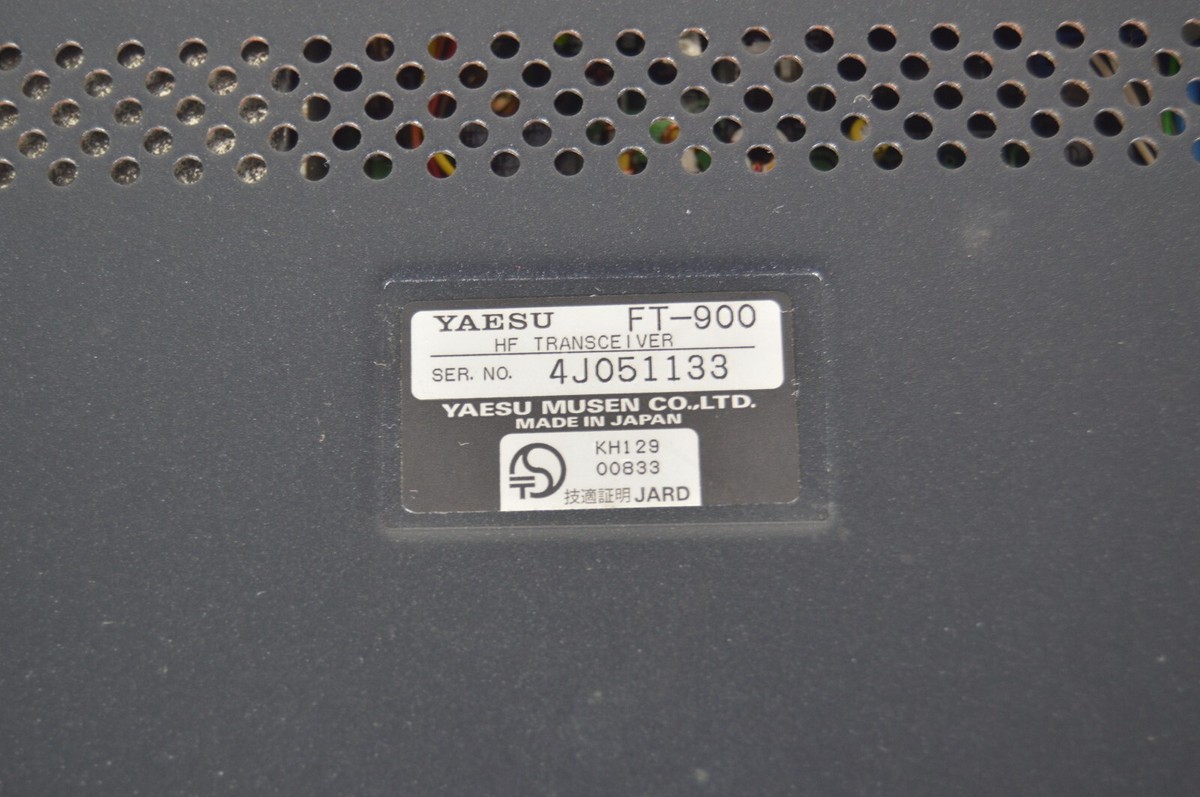 YAESU FT-900 HF All Mode Transceiver Amateur Ham Radio 100W YAESU FT-900 HF All Mode Transceiver Amateur Ham Radio 100W