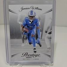 2024 Panini Prestige Jameson Williams #100 Detroit Lions NFL Football Base