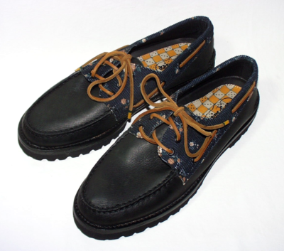 【未使用】SPERRY TOPSIDER A/O LUG 3-EYE Sperry Top Sider AO 3-Eye Vibram Lug Boat Shoe Leather/Velvet, Dk