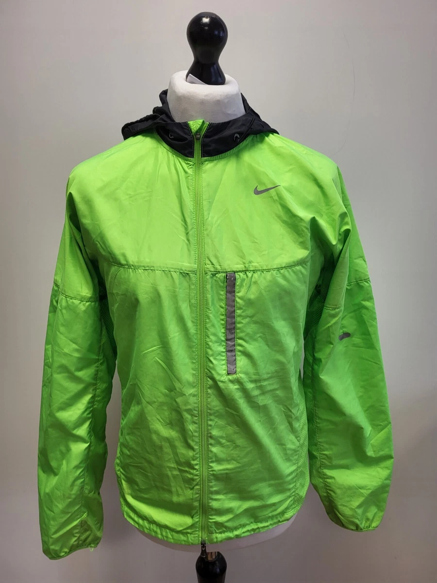 Nike green jacket mens sale