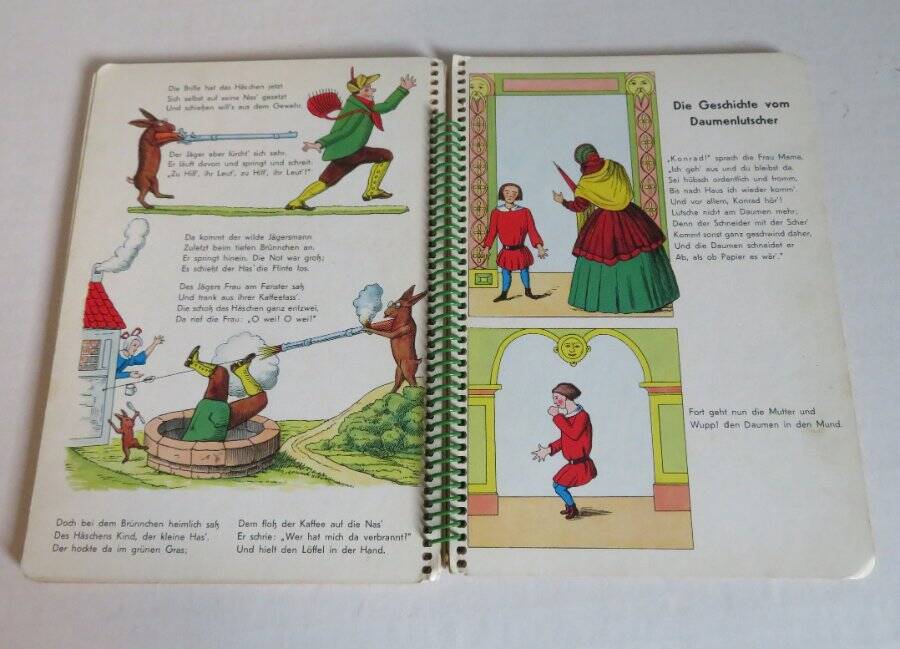 Vintage DER STRUWWELPETER German Children's BOARD BOOK 1960s Original Owner eBay