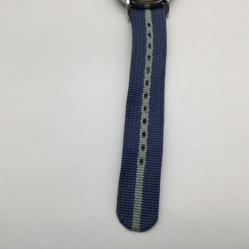 Timex Weekender Watch Men Indiglo 38mm Silver Tone Blue Gray Band New Battery b6 - Picture 10 of 16