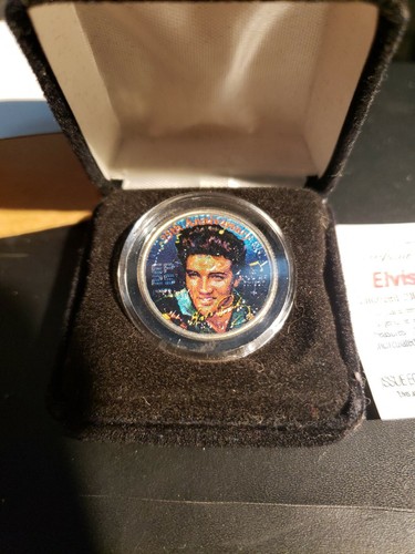 Elvis Presley Colorized 2002 U.S. Tennessee Quarter with COA Nice Piece Rare - Picture 3 of 6