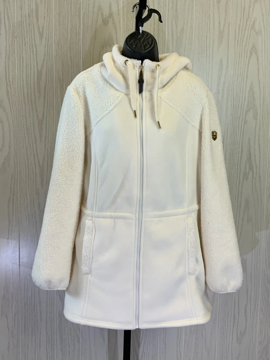 1 Madison Expedition Ladies Teddy Full Zip Jacket Size XL Ivory | eBay