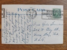 Canada 1929 PPC Hotel Roof Garden - Exhibition Championship Stampede Vancouver