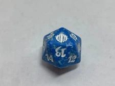 Shards of Alara Blue Spindown Life Counter MTG D20 Dice Magic Gathering