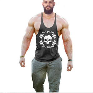 Gym Universal Men Muscle Sleeveless Tank Top Bodybuilding Fitness Workout Vest 