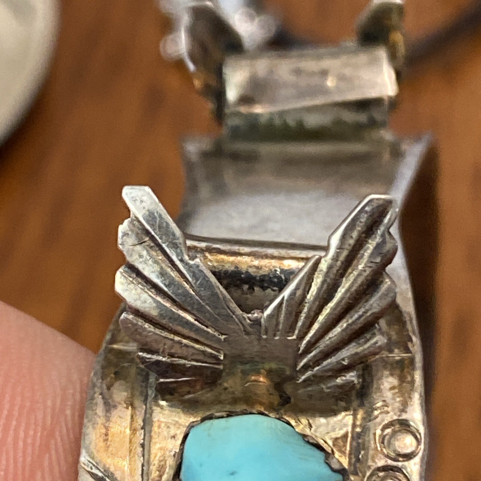 Wayne Josie Panteah Zuni Vintage Watch Cuff Brace… - image 21