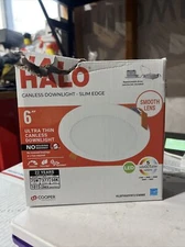 New HALO HLBPH6099FS1EMWR Canless Recessed Downlight 6" No Housing Needed LED 