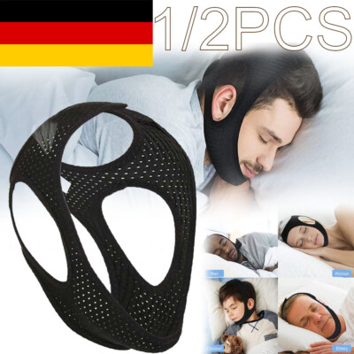 Anti-Schnarch-Kinnriemen Kinnband Schnarchstopper Schnarchen Schlaf Antischnarch