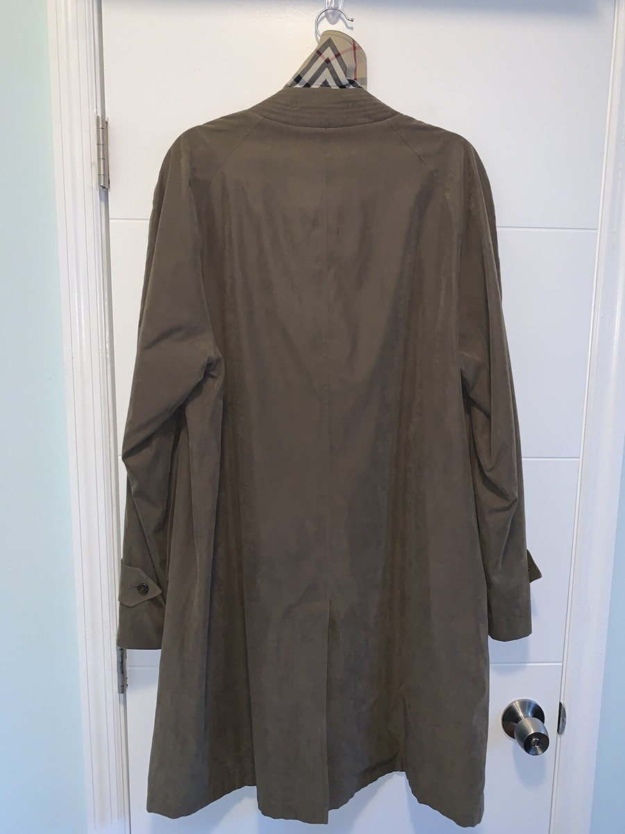 Burberry Nova Check Kensington Green men's Coat trench size 48r | eBay