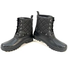 Women's Sperry Gosling Closed Toe Mid-Calf Cold Weather Boots Black 10