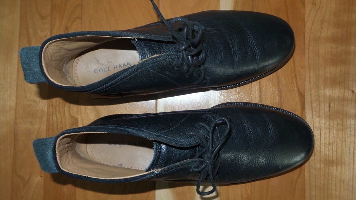 Mens black pebble leather Cole Haan waterproof dress shoes - great condition! Black Waterproof Shoes | Men main image 3