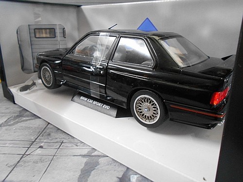 BMW M3 E30 Evo Sport Evolution 1990 black schwarz Solido Metall 1:18 - Bild 3 von 5