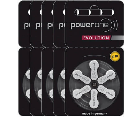 30 Varta Power One Evolution Hörgerätebatterien P10 5 x 6er-Pack PR70
