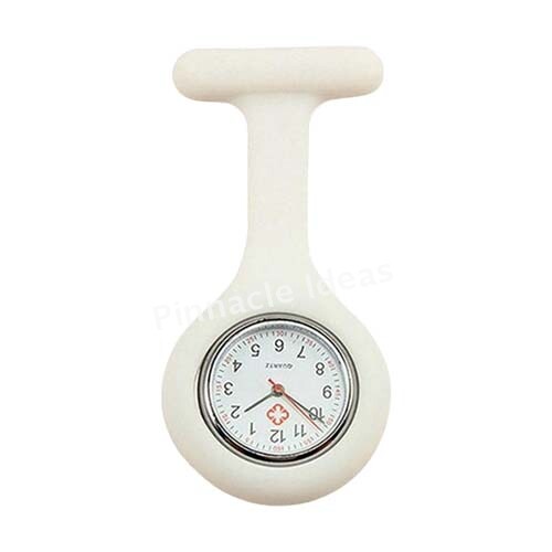 Battery Silicone Nurse Watch Brooch Medical Pendant Nursing Tunic Pocket Clip - Picture 5 of 19