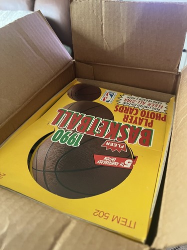 1990 Fleer Basketball OPENED BOXEs Rack Case (3 Boxes) Mint. Big Stars Removed - Picture 3 of 4