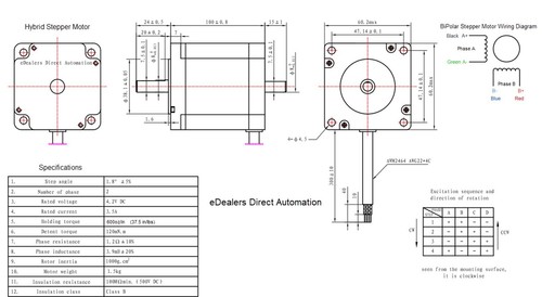 Gecko G540 Driver (2021 Edition) & 48v 12.5a 600w & 4 600oz in Motors & UC-100 - Picture 2 of 6
