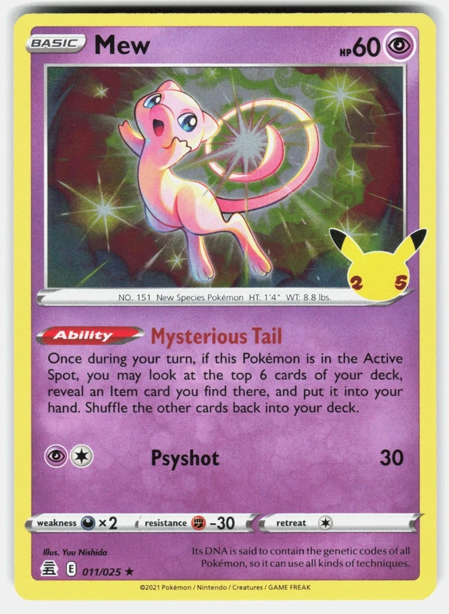 Mew Pokémon TCG Individual Cards for sale - eBay