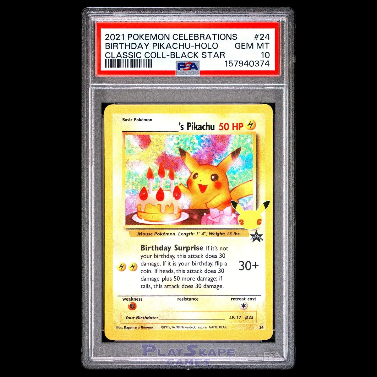Birthday Pikachu | eBay