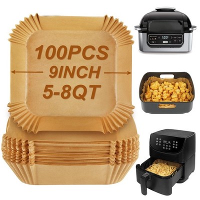 Air Fryer Sheets Liners for Ninja AG301 Grill AF141 Pro 4 in 1 & More 9in